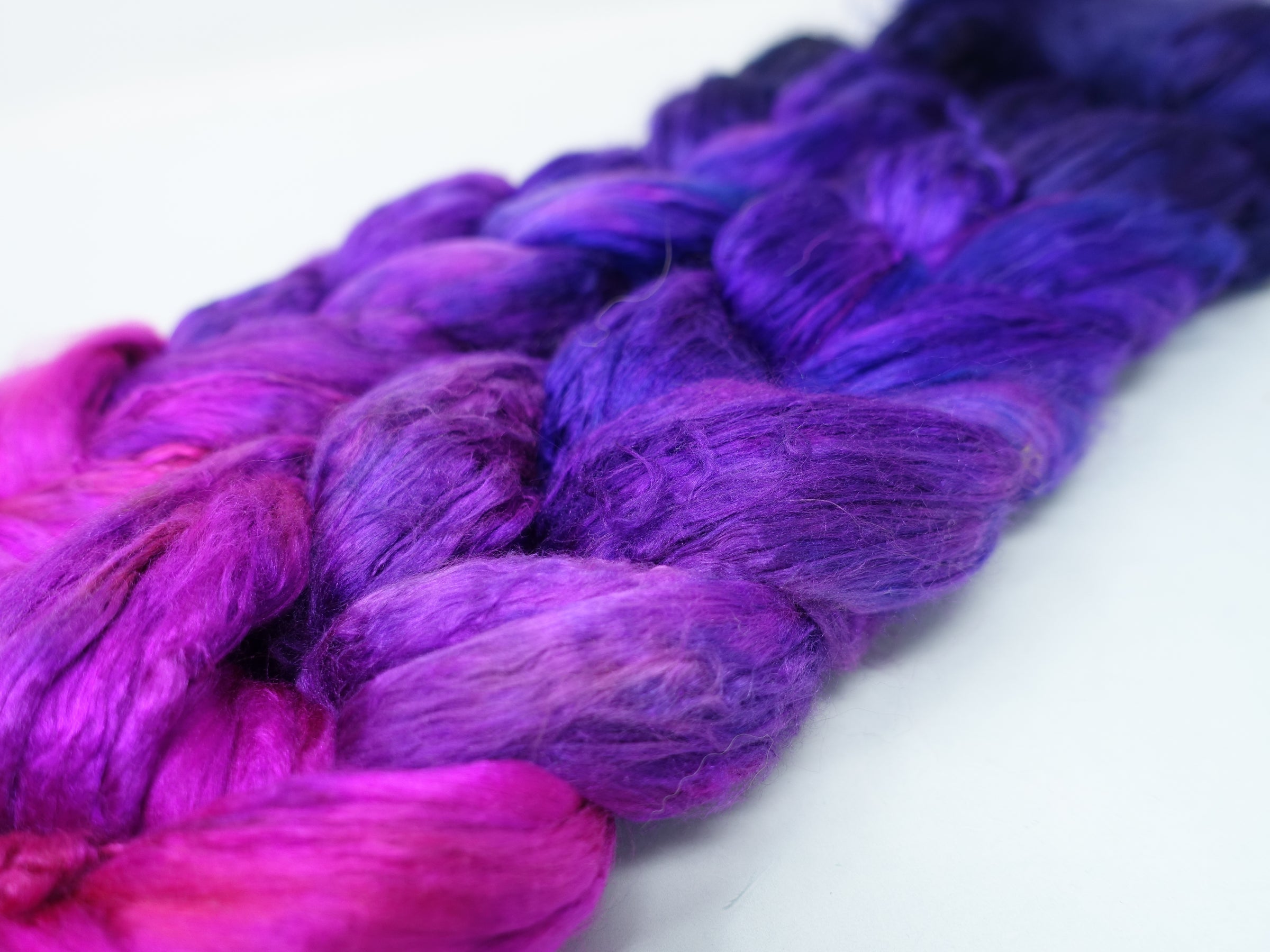 Silk Brick Gradient, Hand Dyed, 50g