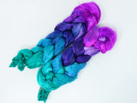 Silk Brick Gradient, Hand Dyed, 50g
