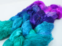 Silk Brick Gradient, Hand Dyed, 50g
