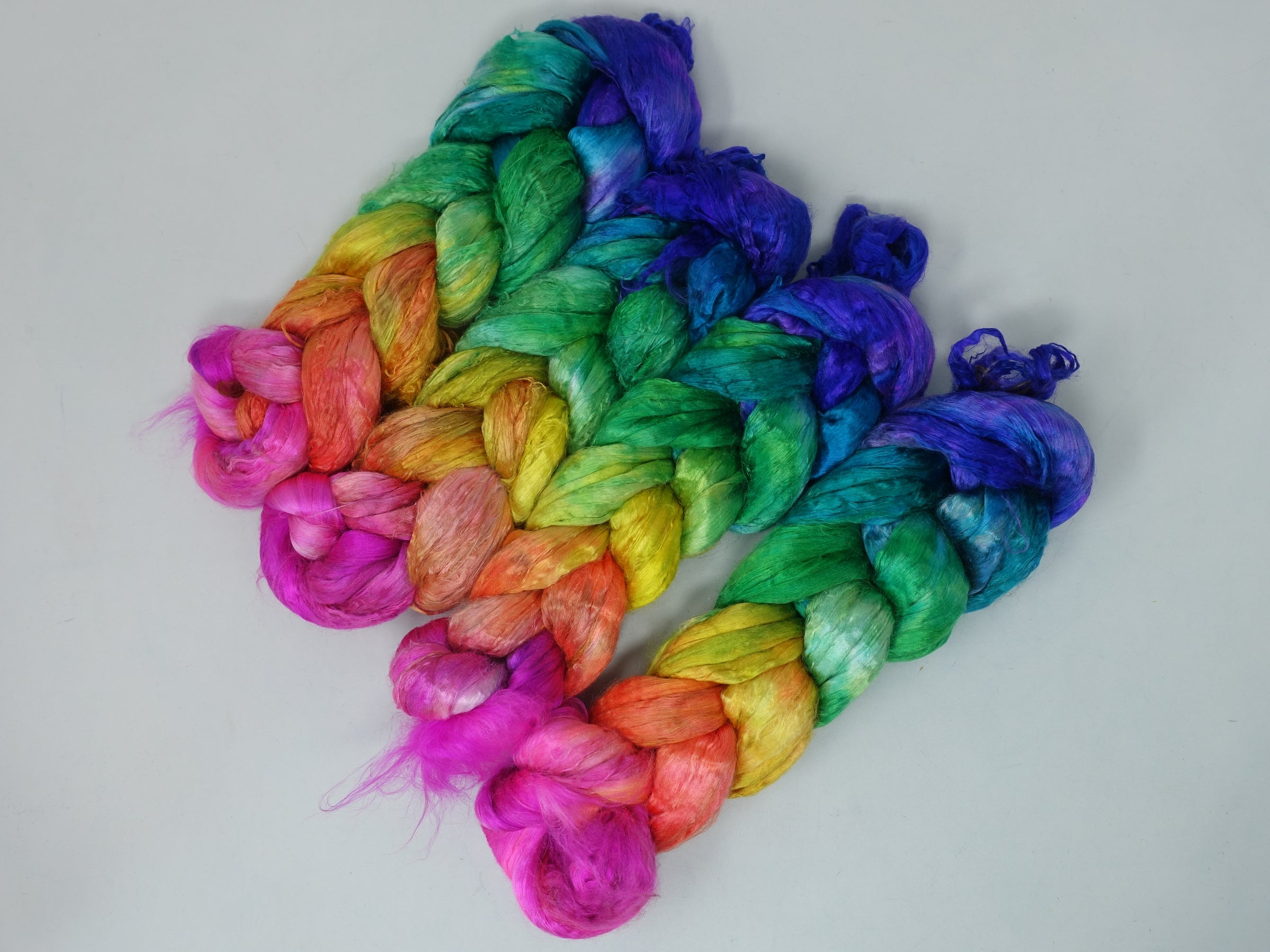 Silk Brick Gradient, Hand Dyed, 50g