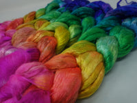 Silk Brick Gradient, Hand Dyed, 50g