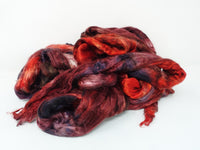 Silk Brick Variegated, Hand Dyed, 100g