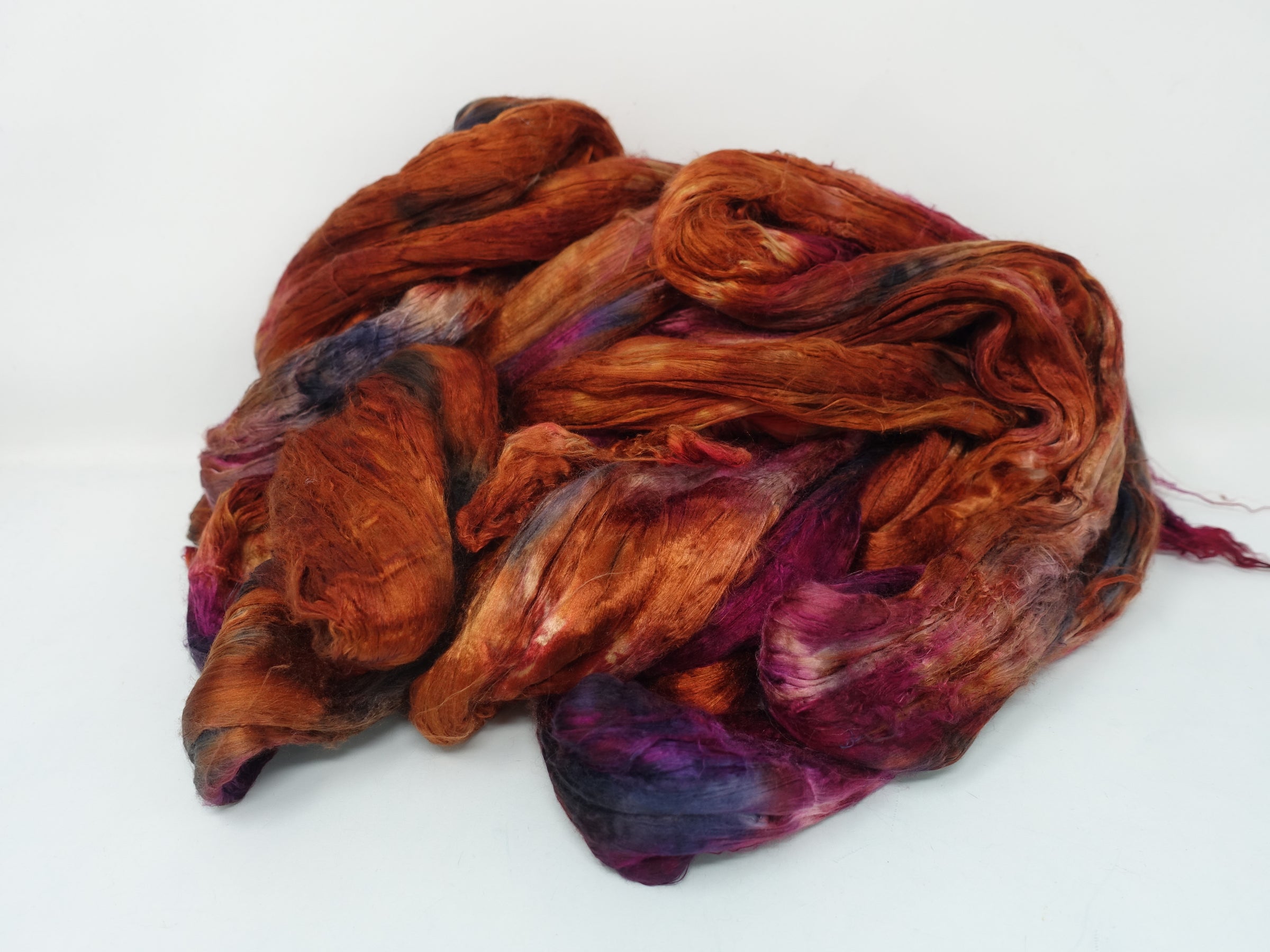 Silk Brick Variegated, Hand Dyed, 100g
