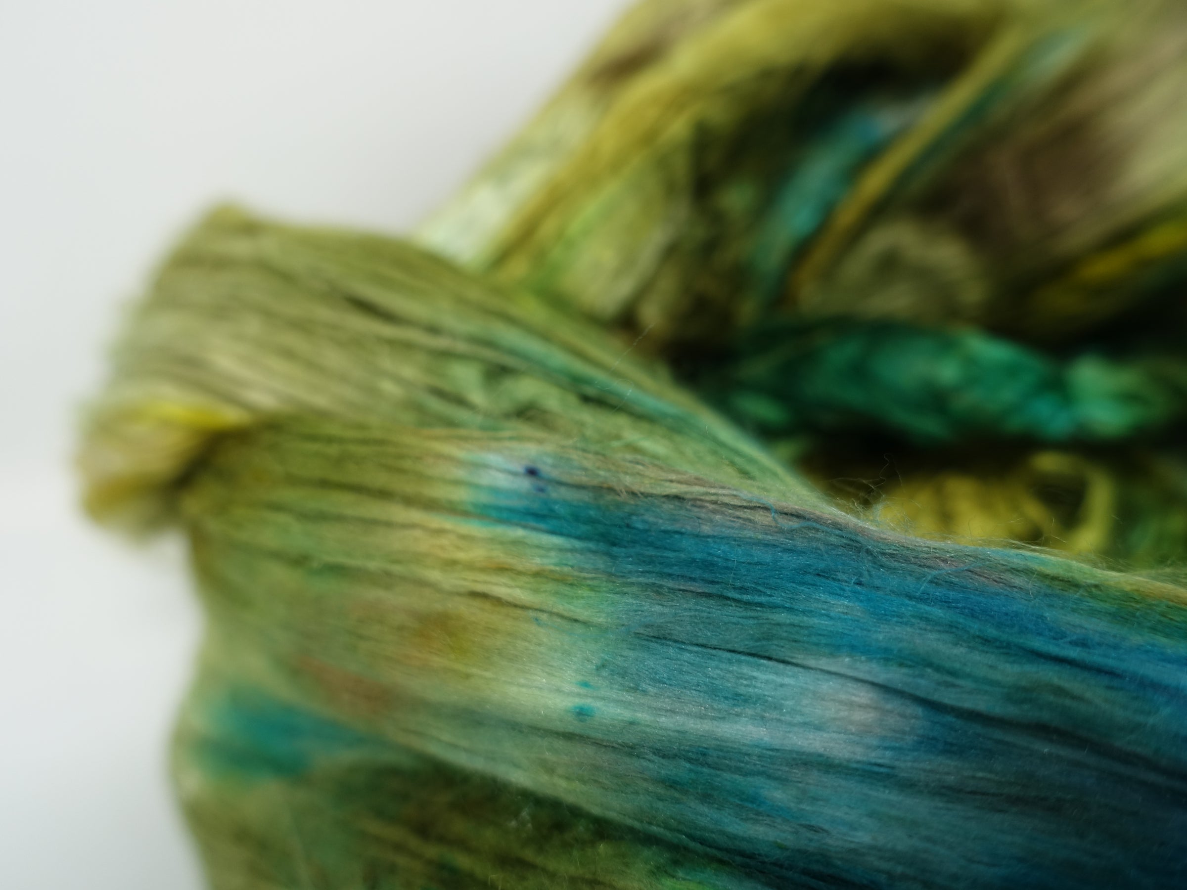 Silk Brick Variegated, Hand Dyed, 100g