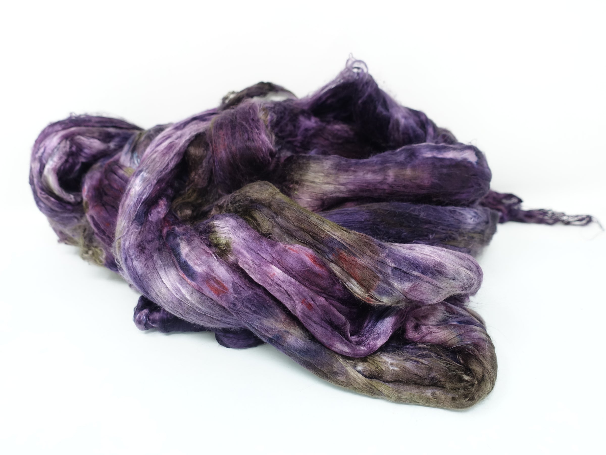 Silk Brick Variegated, Hand Dyed, 100g
