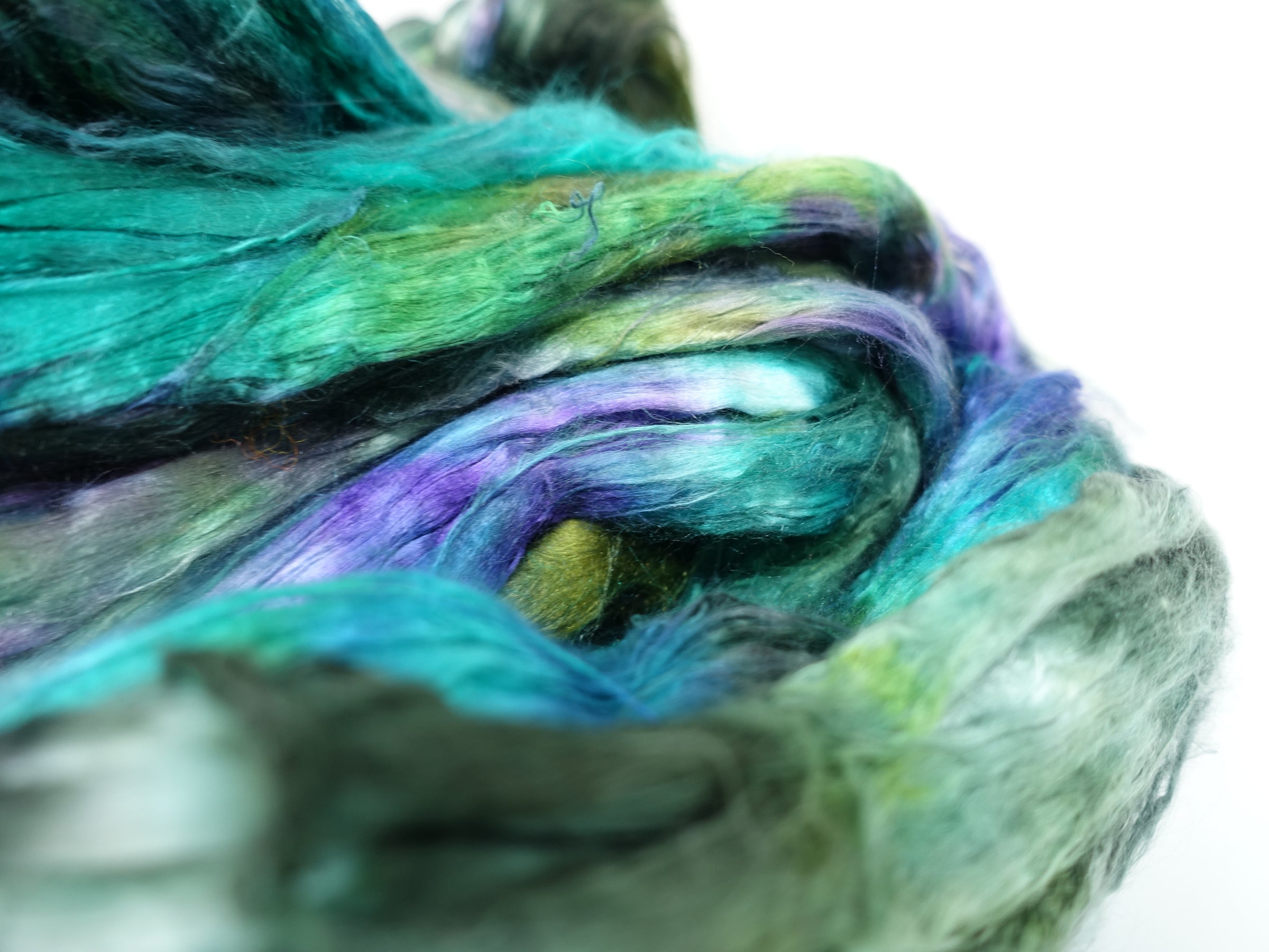 Silk Brick Variegated, Hand Dyed, 100g