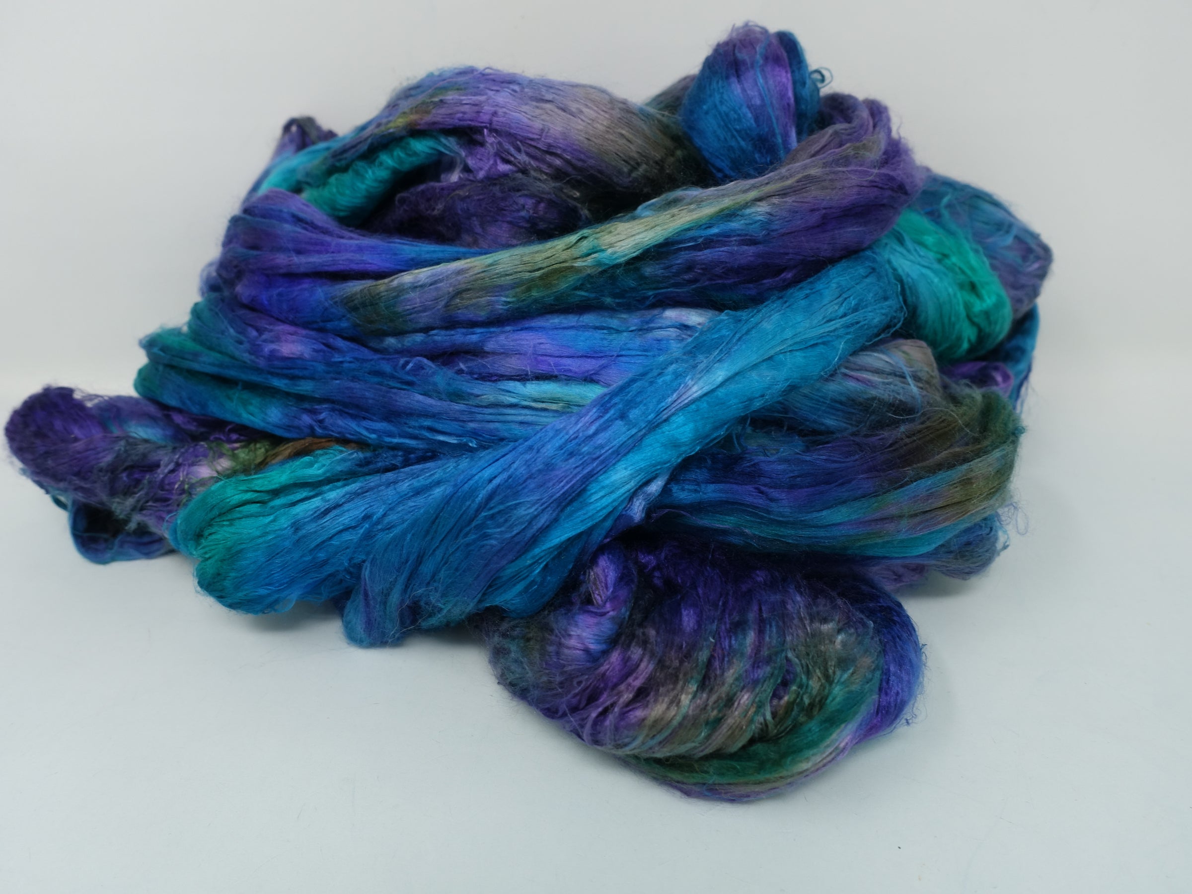 Silk Brick Variegated, Hand Dyed, 100g