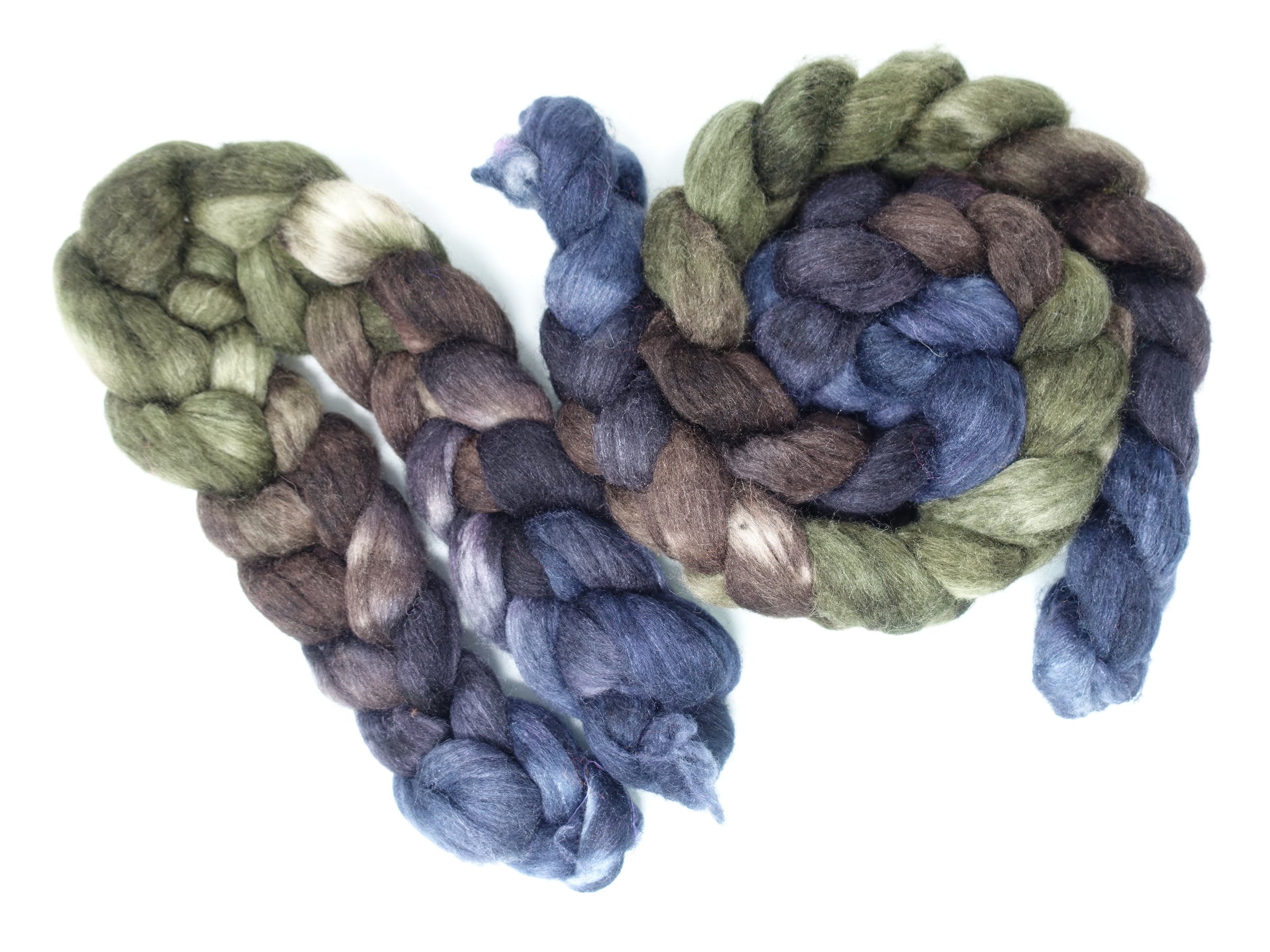 Sock Fibre, Superwash Cheviot, Silk & Bio-Nylon. Mirror Gradient 100g