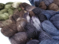 Sock Fibre, Superwash Cheviot, Silk & Bio-Nylon. Mirror Gradient 100g