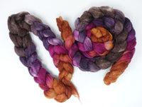 Sock Fibre, Superwash Cheviot, Silk & Bio-Nylon. Mirror Gradient 100g