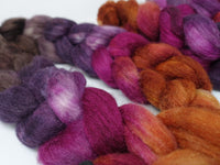 Sock Fibre, Superwash Cheviot, Silk & Bio-Nylon. Mirror Gradient 100g