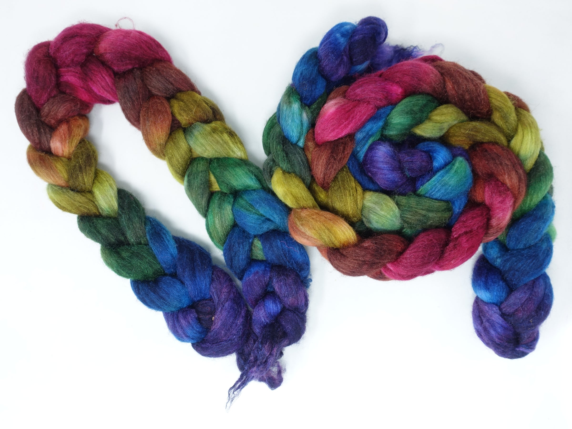 Sock Fibre, Superwash Cheviot, Silk & Bio-Nylon. Mirror Gradient 100g