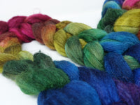 Sock Fibre, Superwash Cheviot, Silk & Bio-Nylon. Mirror Gradient 100g