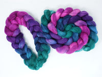 Sock Fibre, Superwash Cheviot, Silk & Bio-Nylon. Mirror Gradient 100g