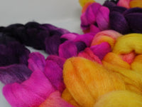 Sock Fibre, Superwash Cheviot, Silk & Bio-Nylon. Mirror Gradient 100g