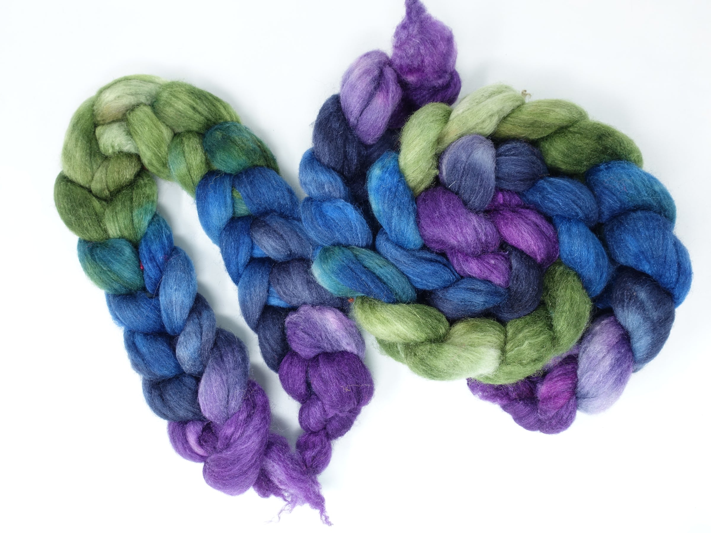 Sock Fibre, Superwash Cheviot, Silk & Bio-Nylon. Mirror Gradient 100g