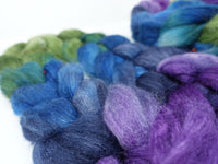 Sock Fibre, Superwash Cheviot, Silk & Bio-Nylon. Mirror Gradient 100g