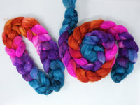 Sock Fibre, Superwash Cheviot, Silk & Bio-Nylon. Mirror Gradient 100g