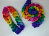 Sock Fibre, Superwash Cheviot, Silk & Bio-Nylon. Mirror Gradient 100g