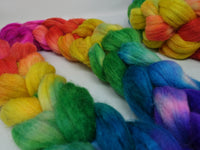 Sock Fibre, Superwash Cheviot, Silk & Bio-Nylon. Mirror Gradient 100g