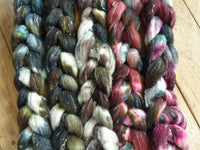 Fade Pack- Tweed Wool, 5 co-ordinating braids, Hand Dyed, 500g