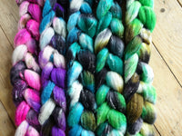 Fade Pack- Tweed Wool, 5 co-ordinating braids, Hand Dyed, 500g