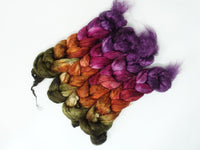 Silk Brick Gradient, Hand Dyed, 50g