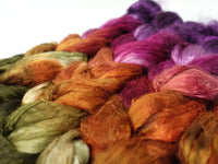 Silk Brick Gradient, Hand Dyed, 50g