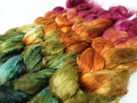 Silk Brick Gradient, Hand Dyed, 50g