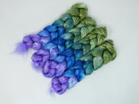 Silk Brick Gradient, Hand Dyed, 50g