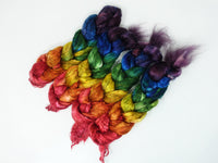 Silk Brick Gradient, Hand Dyed, 50g