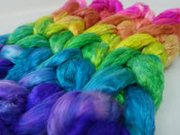 Silk Brick Gradient, Hand Dyed, 50g