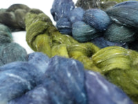 Tweed Wool. South American Wool & Viscose Tweed Nepps. Hand Dyed Gradient 100g