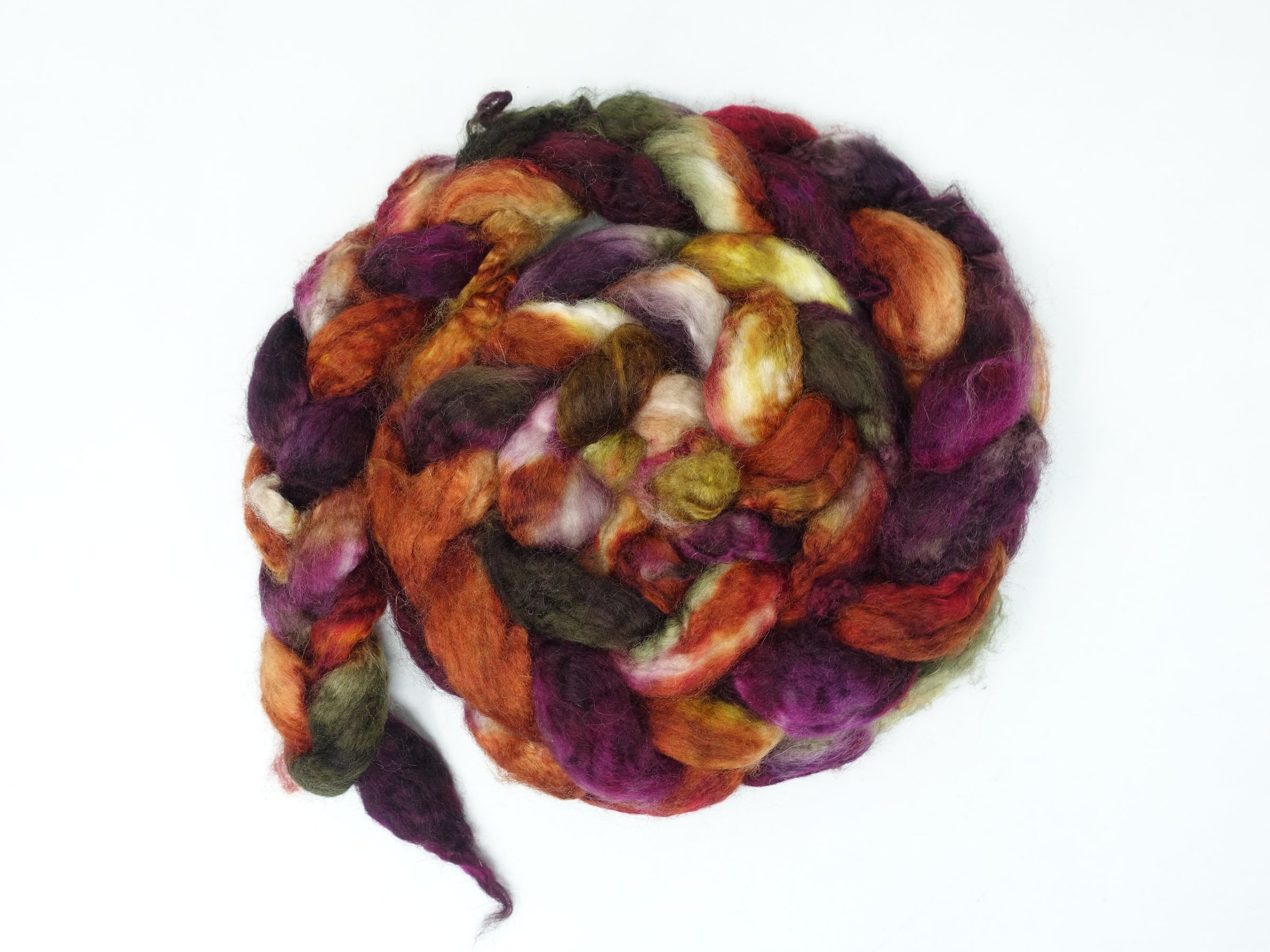 Mongolian Wool, Hand Dyed 100g