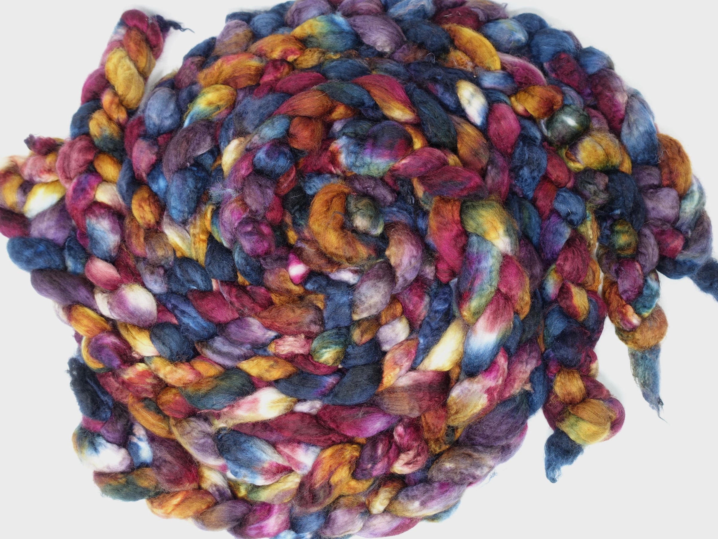Mongolian Wool, Hand Dyed 100g