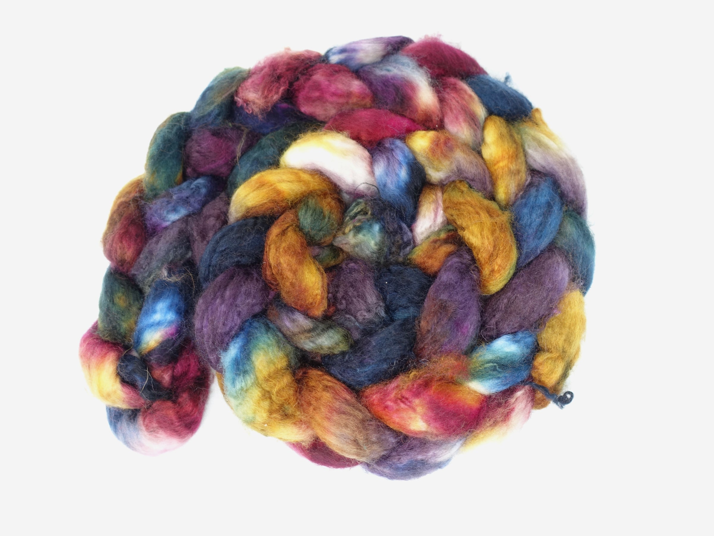 Mongolian Wool, Hand Dyed 100g