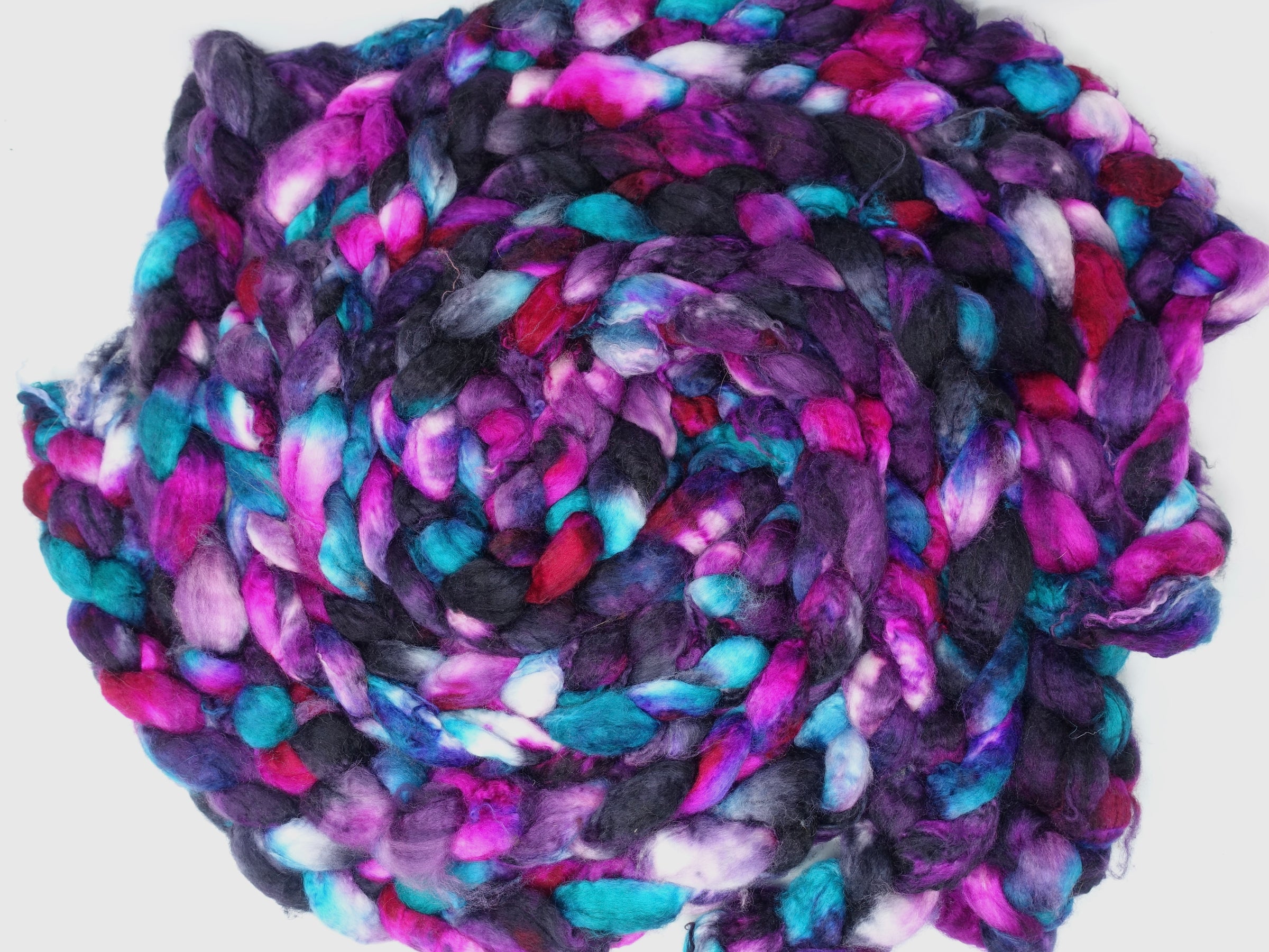 Mongolian Wool, Hand Dyed 100g