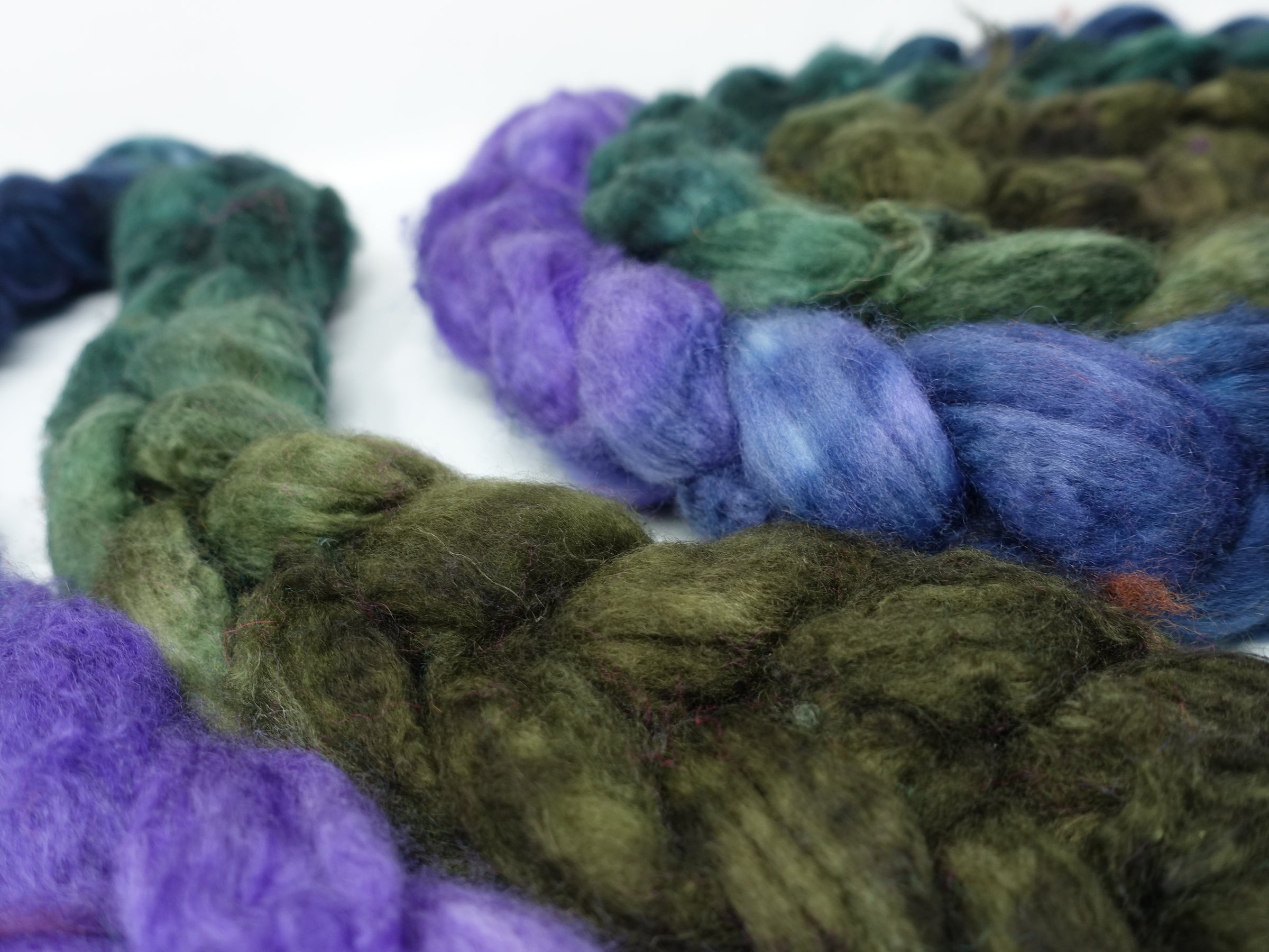 Mongolian Wool, Hand Dyed  Gradient 100g
