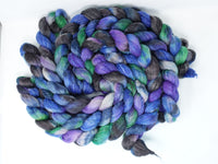 Corriedale & Lotus,  Hand Dyed Variegated. 100g