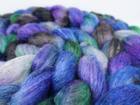 Corriedale & Lotus,  Hand Dyed Variegated. 100g