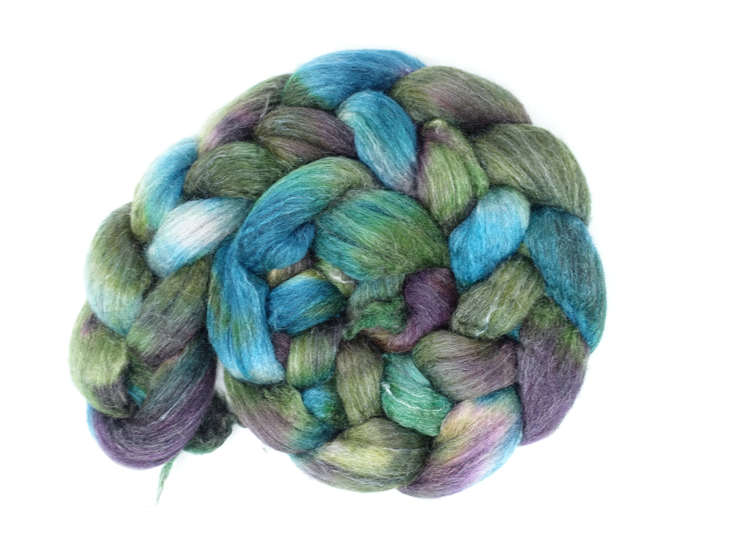 Corriedale & Lotus,  Hand Dyed Variegated. 100g