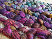 Fade Pack- Zwartbles & Silk, 5 co-ordinating braids, Hand Dyed Wool, 500g