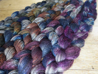 Fade Pack- Zwartbles & Silk, 5 co-ordinating braids, Hand Dyed Wool, 500g
