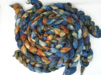Romney, Silk & Linen. Hand Dyed Variegated - 100g