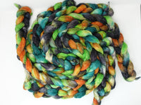 Romney, Silk & Linen. Hand Dyed Variegated - 100g
