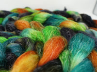 Romney, Silk & Linen. Hand Dyed Variegated - 100g
