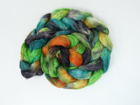Romney, Silk & Linen. Hand Dyed Variegated - 100g