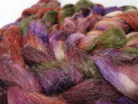 Romney, Silk & Linen. Hand Dyed Variegated - 100g