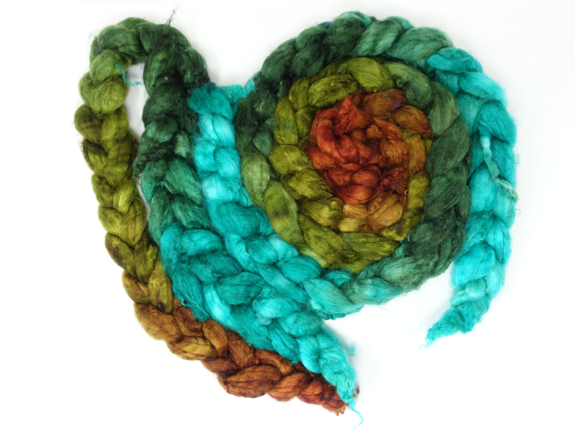 Mongolian Wool, Hand Dyed  Gradient 100g