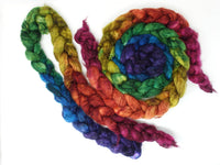 Mongolian Wool, Hand Dyed  Gradient 100g